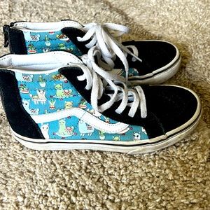 Adorable Llama Vans High Tops